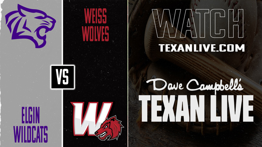 Elgin vs Weiss – 7:00 PM – 03/17/2026 – Baseball – Live from Weiss High School