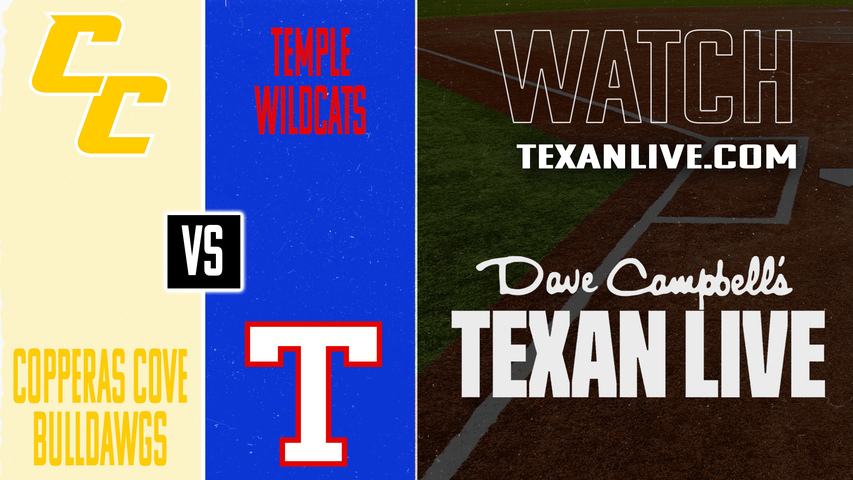 Copperas Cove vs Temple – 7:00 PM – 03/20/2026 – Softball – Live from Temple High School