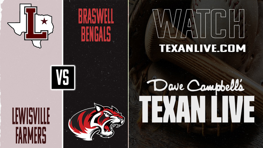 Lewisville vs Braswell – 7:00 PM – 03/20/2026 – Baseball – Live from Braswell Baseball Field