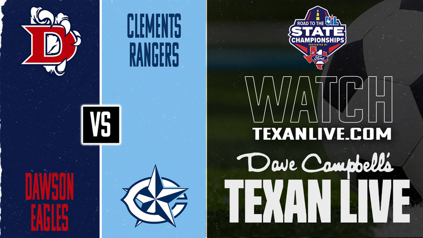 Dawson vs Fort Bend Clements – 7:30 PM – 03/19/2026 – Boys Soccer – Bi-District - Playoffs – Live from Dawson High School