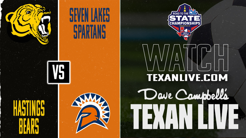 Alief Hastings vs Seven Lakes – 7:15 PM – 03/19/2026 – Boys Soccer – Bi-District - Playoffs – Live from Rhodes Stadium