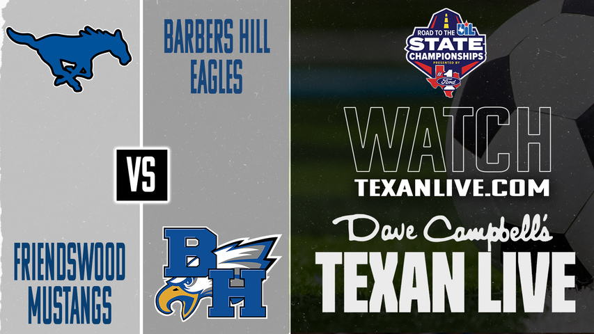 Friendswood vs Barbers Hill – 7:00 PM – 03/20/2026 – Boys Soccer – Bi-District - Playoffs – Live from Abshier Stadium