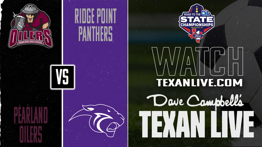 Pearland vs Ridge Point – 7:30 PM – 03/20/2026 – Boys Soccer – Bi-District - Playoffs – Live from Freedom Field