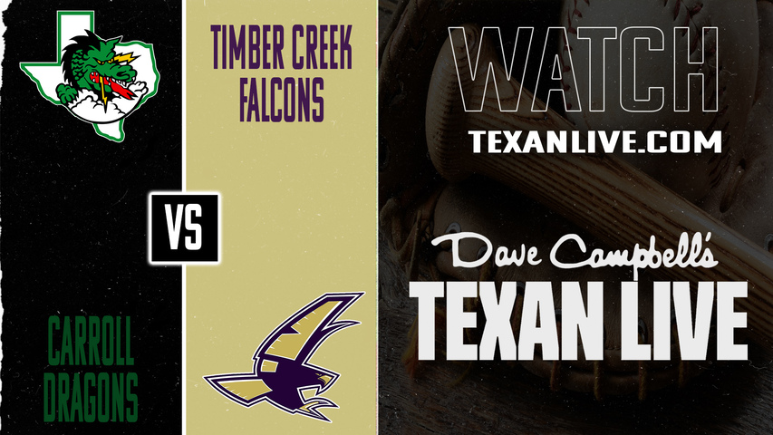 Southlake Carroll vs Timber Creek – 1:00 PM – 03/21/2026 – Baseball – Live from Timber Creek High School