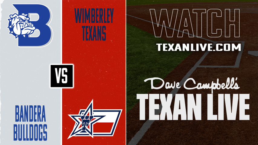 Bandera vs Wimberley – 1:00 PM – 03/20/2026 – Softball – Live from Wimberley High School