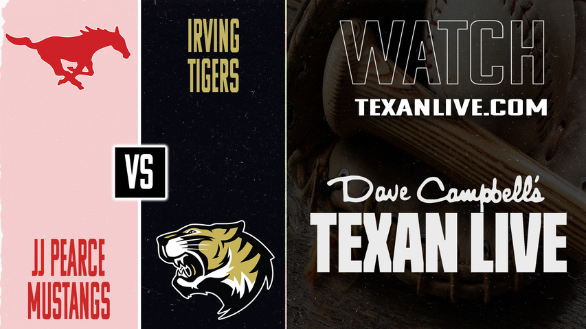 Jj Pearce vs Irving – 7:00 PM – 03/24/2026 – Baseball – Live from Tiger Yard