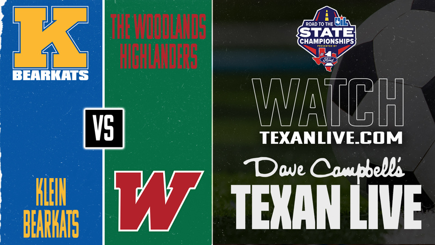 Klein vs The Woodlands – 5:00 PM – 03/24/2026 – Girls Soccer - Area Round - Playoffs – Live from Magnolia High School