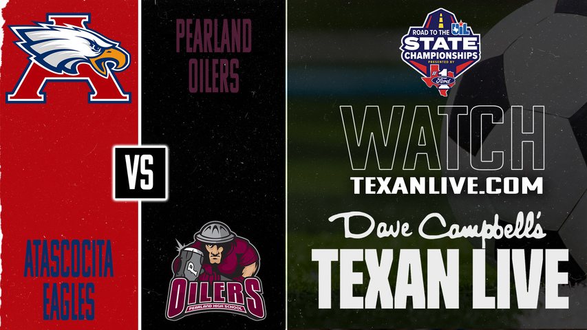 Atascocita vs Pearland – 7:00 PM – 03/24/2026 – Boys Soccer - Area Round - Playoffs – Live from Galena Park ISD Stadium