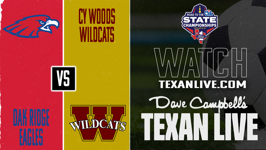 Oak Ridge vs Cy Woods – 7:00 PM – 03/24/2026 – Girls Soccer - Area Round - Playoffs – Live from Pridgeon Stadium
