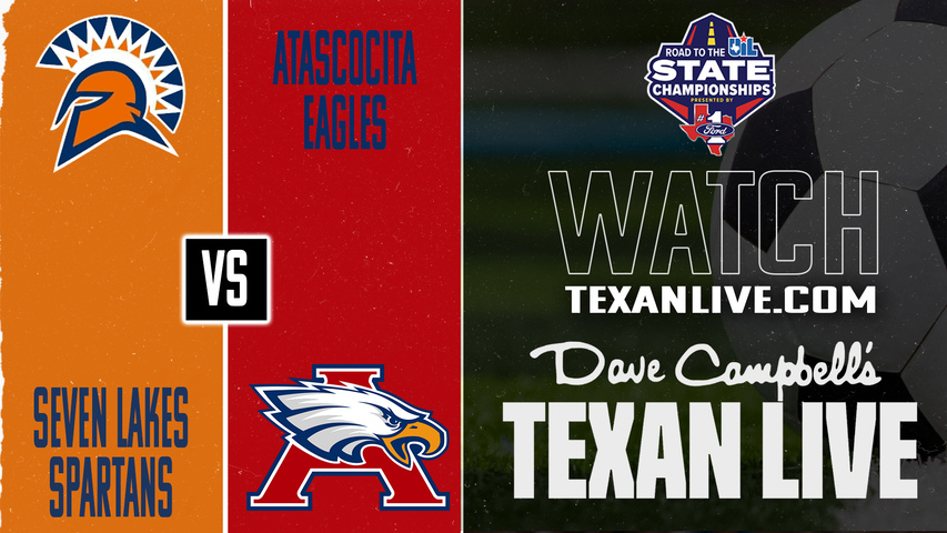 Seven Lakes vs Atascocita – 7:30 PM – 03/27/2026 – Boys Soccer – Regional Semifinals - Playoffs - Live from Charles St Stadium