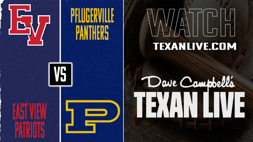 East View vs Pflugerville – 7:00 PM – 03/27/2026 – Baseball – Live from Pflugerville High School