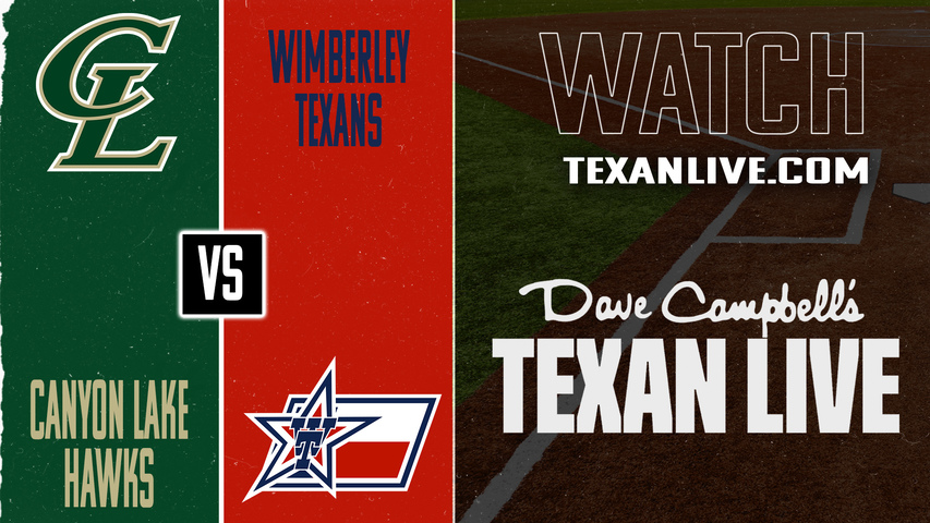 Canyon Lake vs Wimberley – 10:00 AM – 04/03/2026 – Softball – Live from Wimberley High School