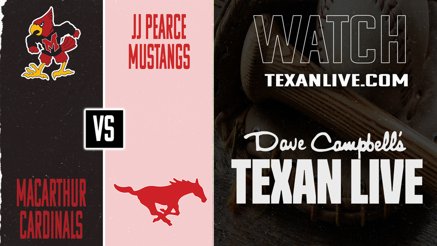 MacArthur vs JJ Pearce – 7:00 PM – 04/07/2026 – Boys Baseball – Live from Mustang Ballpark