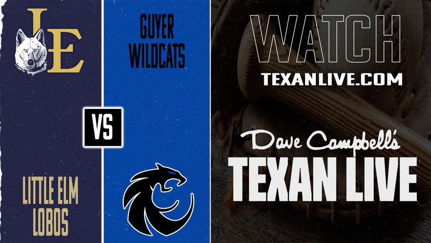 Little Elm vs Guyer – 7:00 PM – 04/10/2026 – Boys Baseball – Live from The Ballpark at Guyer