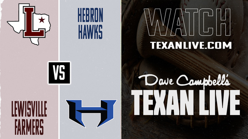 Lewisville vs Hebron – 7:00 PM – 04/10/2026 – Boys Baseball – Live from Hawk Field
