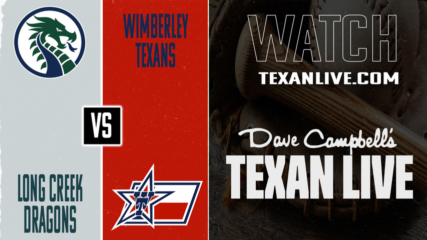 Long Creek vs Wimberley – 7:00 PM – 04/14/2026 – Baseball – Live from Wimberley High School