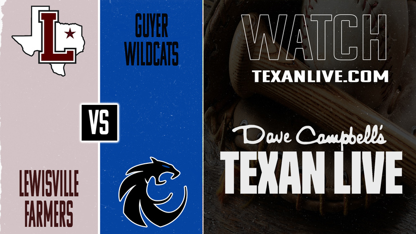 Lewisville vs Guyer – 7:00 PM – 04/14/2026 – Baseball – Live from The Ballpark at Guyer