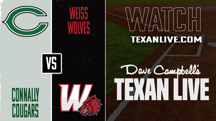 Connally vs Weiss – 7:00 PM – 04/17/2026 – Softball – Live from Weiss High School