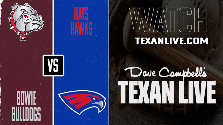 Austin Bowie vs Buda Hays – 1:00 PM – 04/18/2026 – Baseball – Live from Buda Hays High School