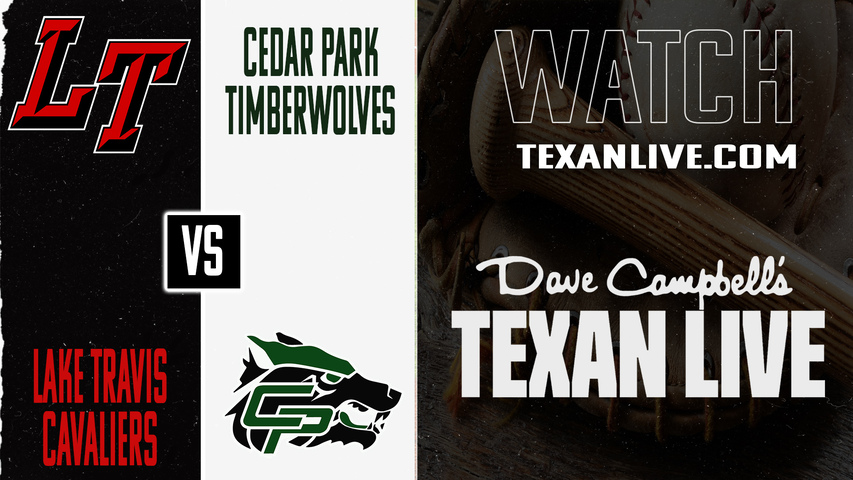 Lake Travis vs Cedar Park – 1:00 PM – 04/18/2026 – Baseball – Live from Cedar Park High School