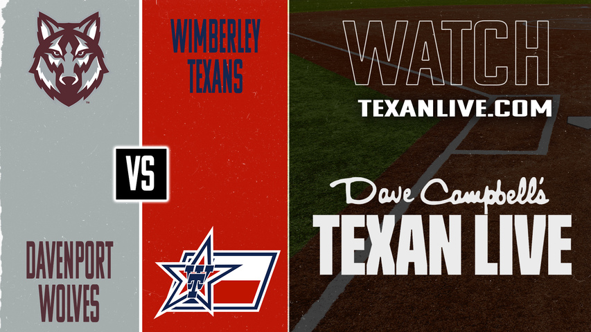 Davenport vs Wimberley – 6:30 PM – 04/17/2026 – Softball – Live from Wimberley High School