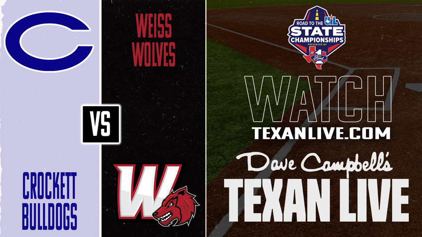 Crockett vs Weiss – 7:00 PM – 04/23/2026 – One Game Playoff - Softball – Bi-District – Playoffs – Live from Manor High School