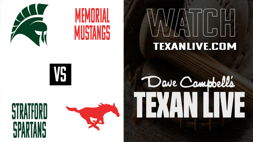 Memorial vs Stratford – 7:00 PM – 04/24/2026 – Baseball – Live from Darryl & Lori Schroeder Park