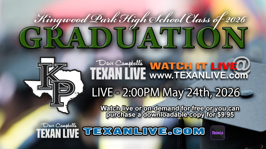 Kingwood Park High School Graduation – 2PM - Sunday, May 24th, 2026 (FREE) - Fertitta Center