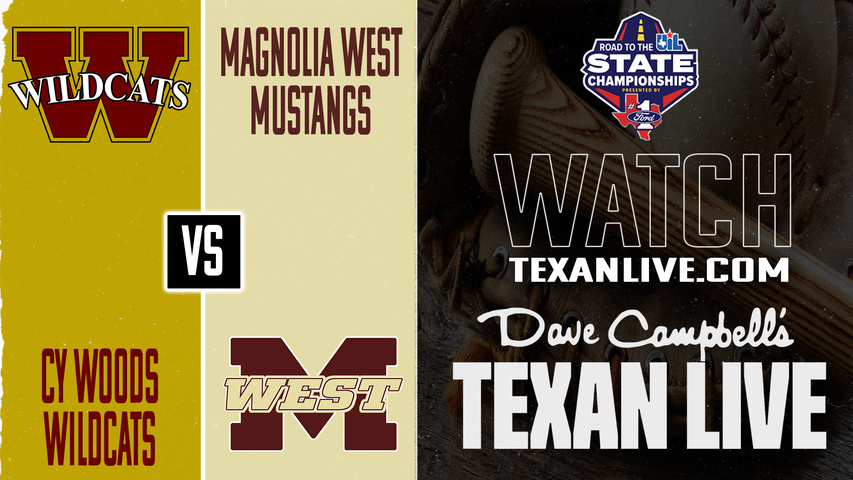 Cy Woods vs Magnolia West – 7:00 PM – 04/29/2026 – Game One – Bi-District - Playoffs - Baseball – Live from Cy Falls High School