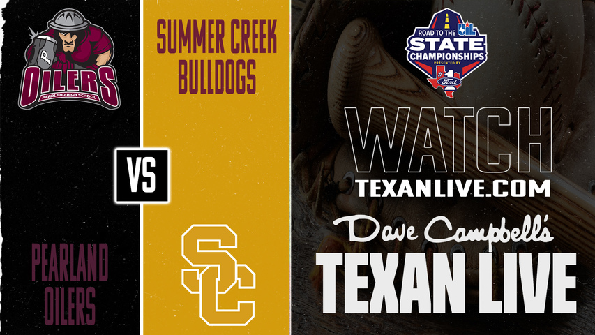 Pearland vs Summer Creek – 7:00 PM – 05/07/2026 – Game One - Area Round - Playoffs - Baseball – Live from Pasadena Maguire Field