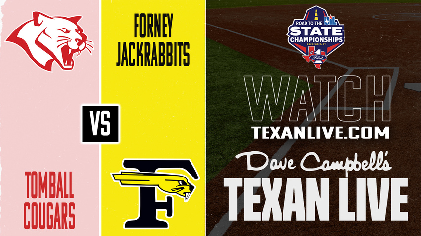 Tomball vs Forney – 7:00 PM – 05/14/2026 – Game Two – Regional Finals - Playoffs - Softball – Live from Waco Midway High School