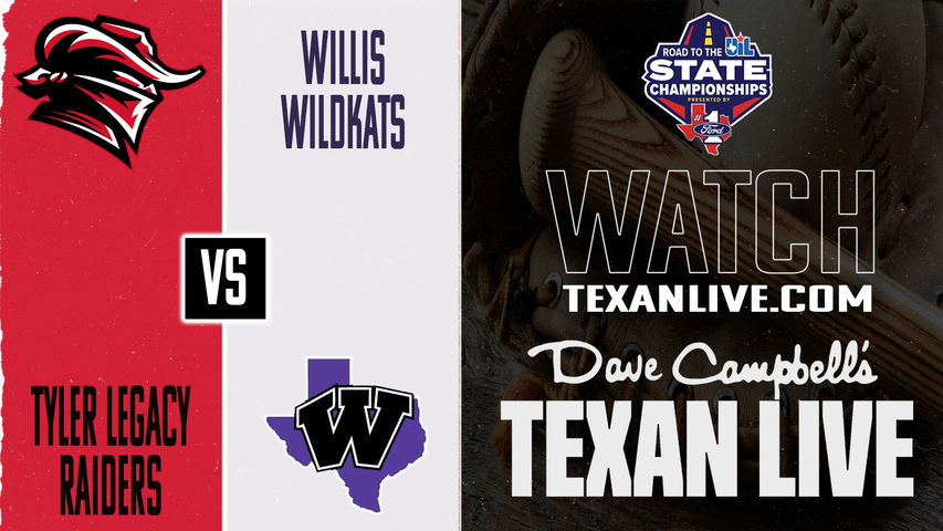 Tyler Legacy vs Willis – 12:00 PM – 05/16/2026 – Game Three (if needed) – Regional Semifinals - Playoffs - Baseball – Live from Lufkin High School