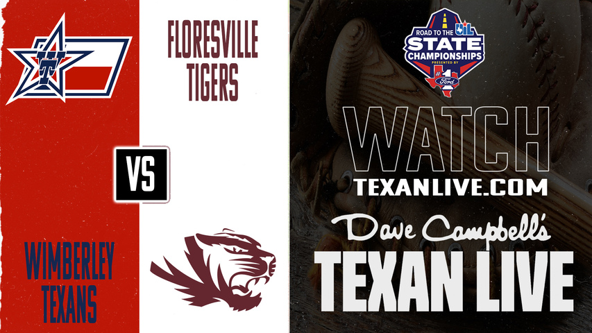 Wimberley vs Floresville – 7:00 PM – 05/20/2026 – Game One – Regional Finals - Playoffs - Baseball – Live from Seguin High School