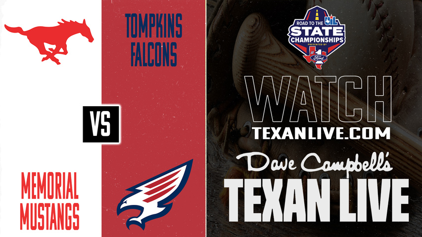 Spring Branch Memorial vs Tompkins – 6:00 PM – 05/21/2026 – Game One – Regional Finals - Playoffs - Baseball – Live from Reckling Park
