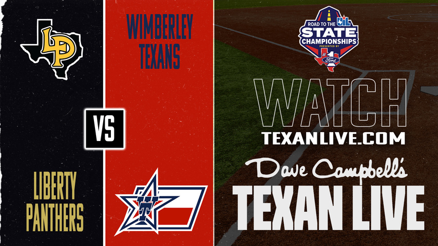 Liberty vs Wimberley – 6:30 PM – 05/21/2026 – One Game Playoff – State Semifinals - Playoffs - Softball – Live from Caldwell High School