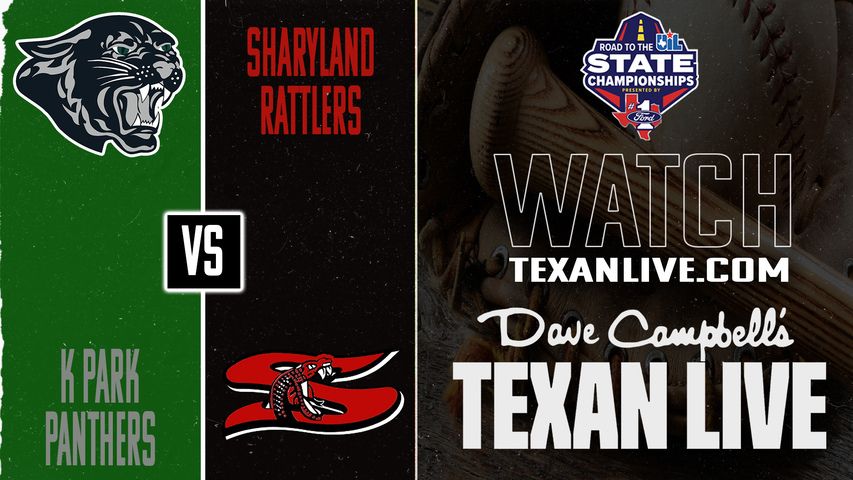 Kingwood Park vs Sharyland – 1:00 PM – 5/30/2026 – Game Two – State Semifinals - Playoffs - Baseball – Live from Northeast ISD Sports Park