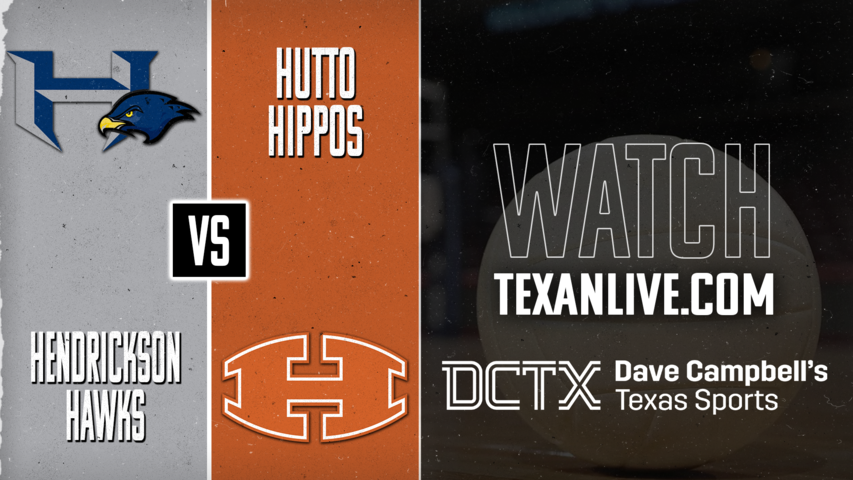 Hendrickson vs Hutto – 6:30 PM – 08/25/2026 – Volleyball – Live from Hutto High School