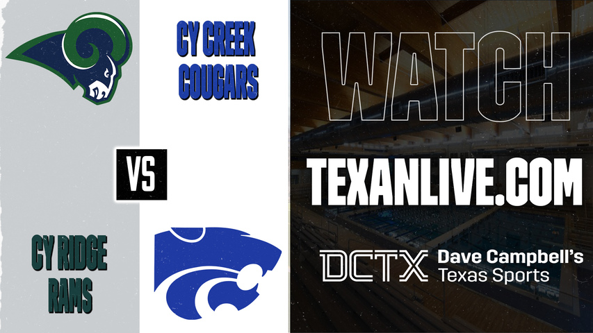 Cy Ridge vs Cy Creek – 6:00 PM – 08/26/2026 – Girls/Boys Water Polo – Live from CFISD Natatorium – East