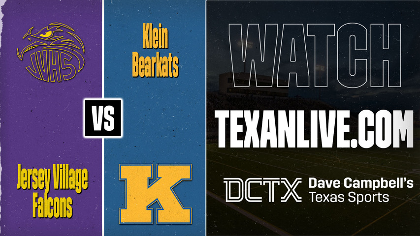 Jersey Village vs Klein – 7:00 PM – 08/27/2026 – Football – Live from Klein Memorial