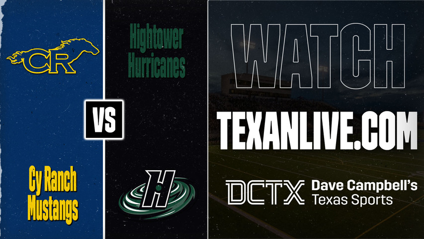 Cy Ranch vs Hightower – 7:00 PM – 08/27/2026 – Football – Live from Hall Stadium