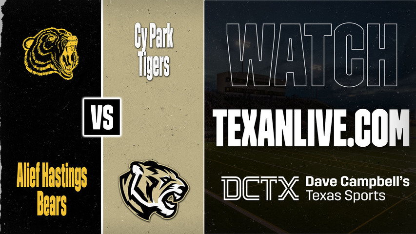Alief Hastings vs Cy Park – 7:00 PM – 08/28/2026 – Football – Live from CFFCU Stadium