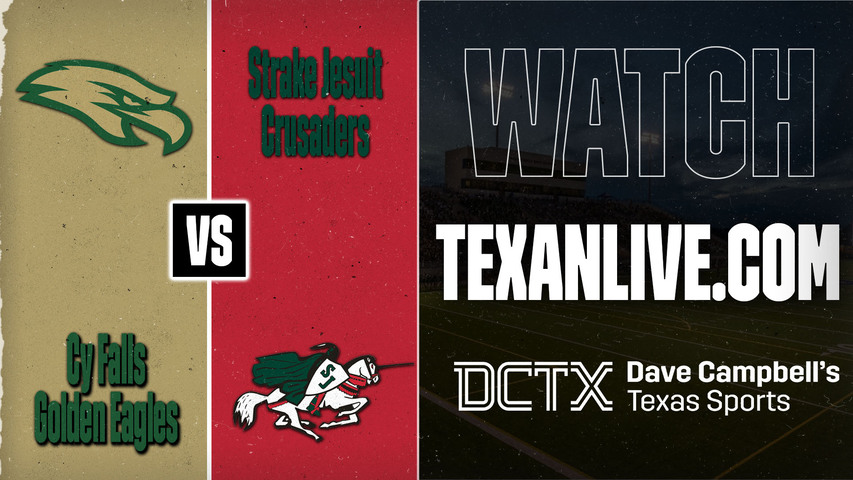 Cy Falls vs Strake Jesuit – 7:00 PM – 08/28/2026 – Football – Live from Clay Stadium