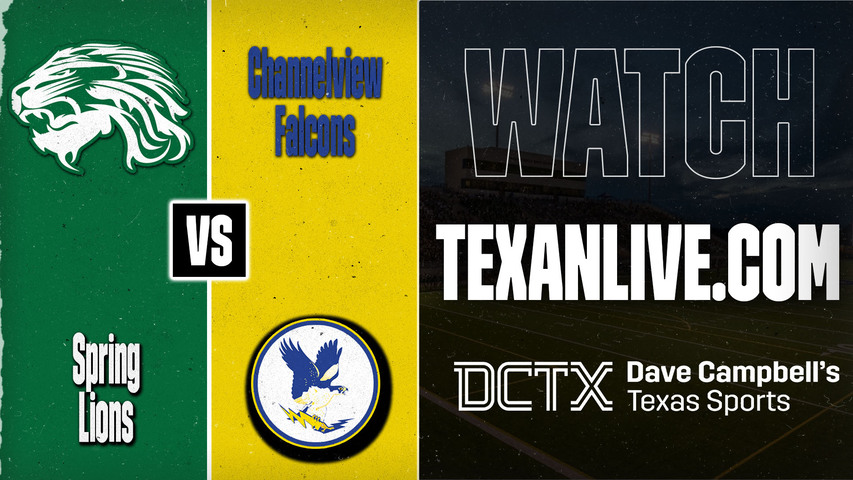 Spring vs Channelview – 7:00 PM – 08/28/2026 – Football – Live from Ray Maddry Stadium