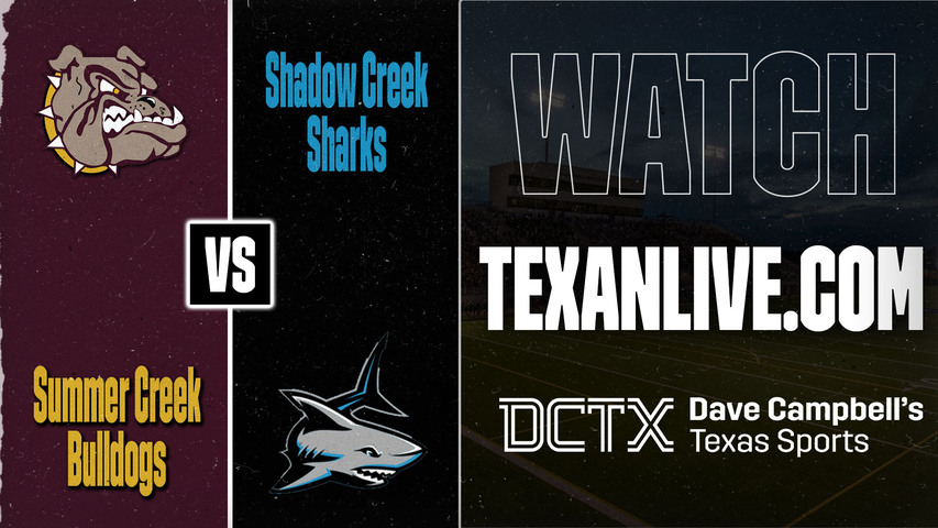 Summer Creek vs Shadow Creek – 7:00 PM – 08/28/2026 – Football – Live from Freedom Field