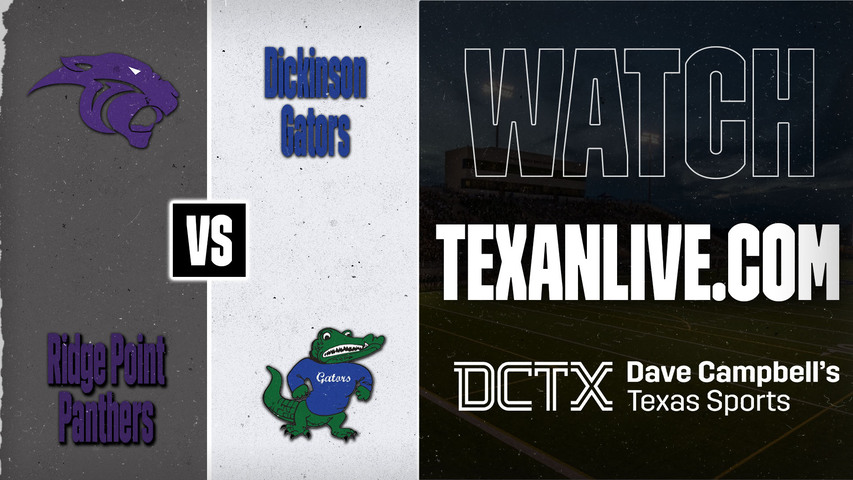 Ridge Point vs Dickinson – 7:00 PM – 08/28/2026 – Football – Live from Sam Vitanza Stadium