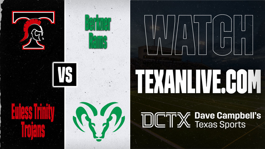 Euless Trinity vs Berkner – 7:00 PM – 08/28/2026 – Football – Live from Wildcat Ram Stadium