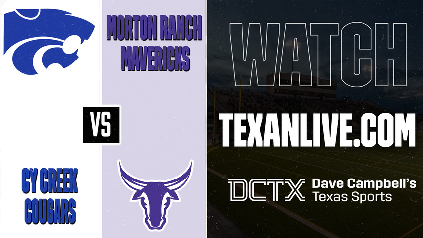 Cy Creek vs Morton Ranch – 7:00 PM – 08/29/2026 – Football – Live from Rhodes Stadium
