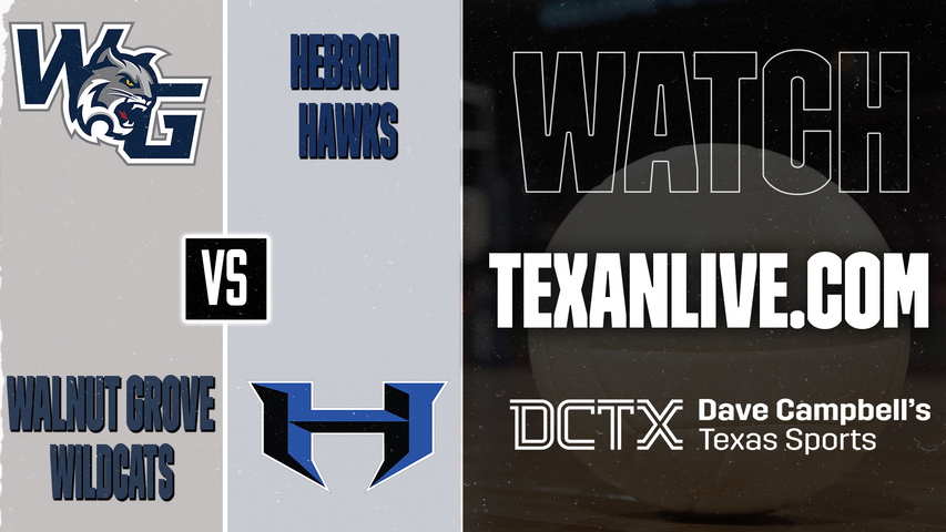 Walnut Grove vs Hebron – 6:30 PM – 09/01/2026 – Volleyball – Live from Hebron High School