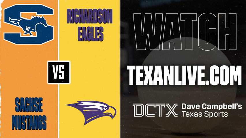 Sachse vs Richardson – 6:30 PM – 09/01/2026 – Volleyball – Live from Richardson High School