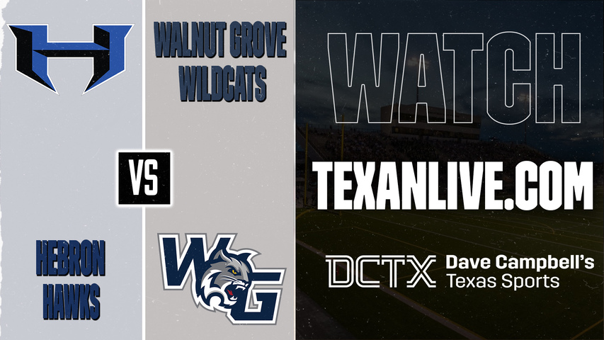 Hebron vs Prosper Walnut Grove – 7:00 PM – 09/03/2026 – Football – Live from Children's Health Stadium